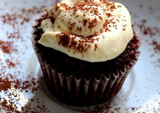 Fotografia przedstawiająca Muffiny kawowo - czekoladowe