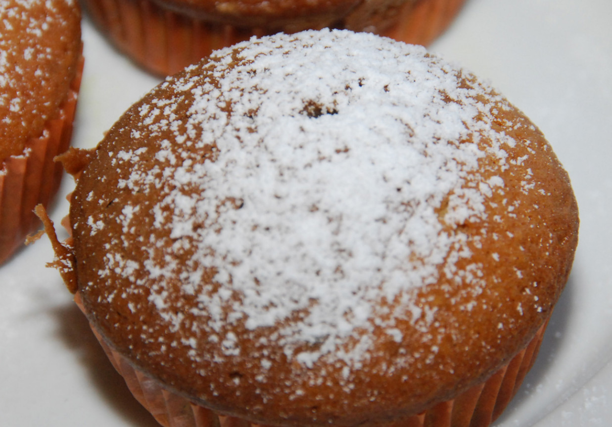 Muffiny łaciate z chałwą foto