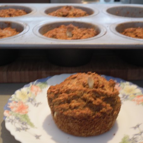 Krok 5 - Muffiny marchewkowe -bez cukru i  z ogranicznoną ilością glutenu foto