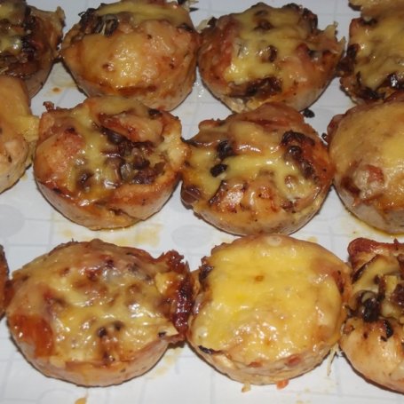 Krok 1 - Muffiny mięsne z farszem kurkowym foto