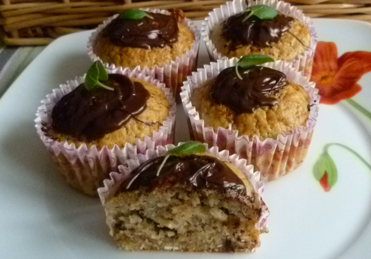 Muffiny owsiane z czekoladą  foto