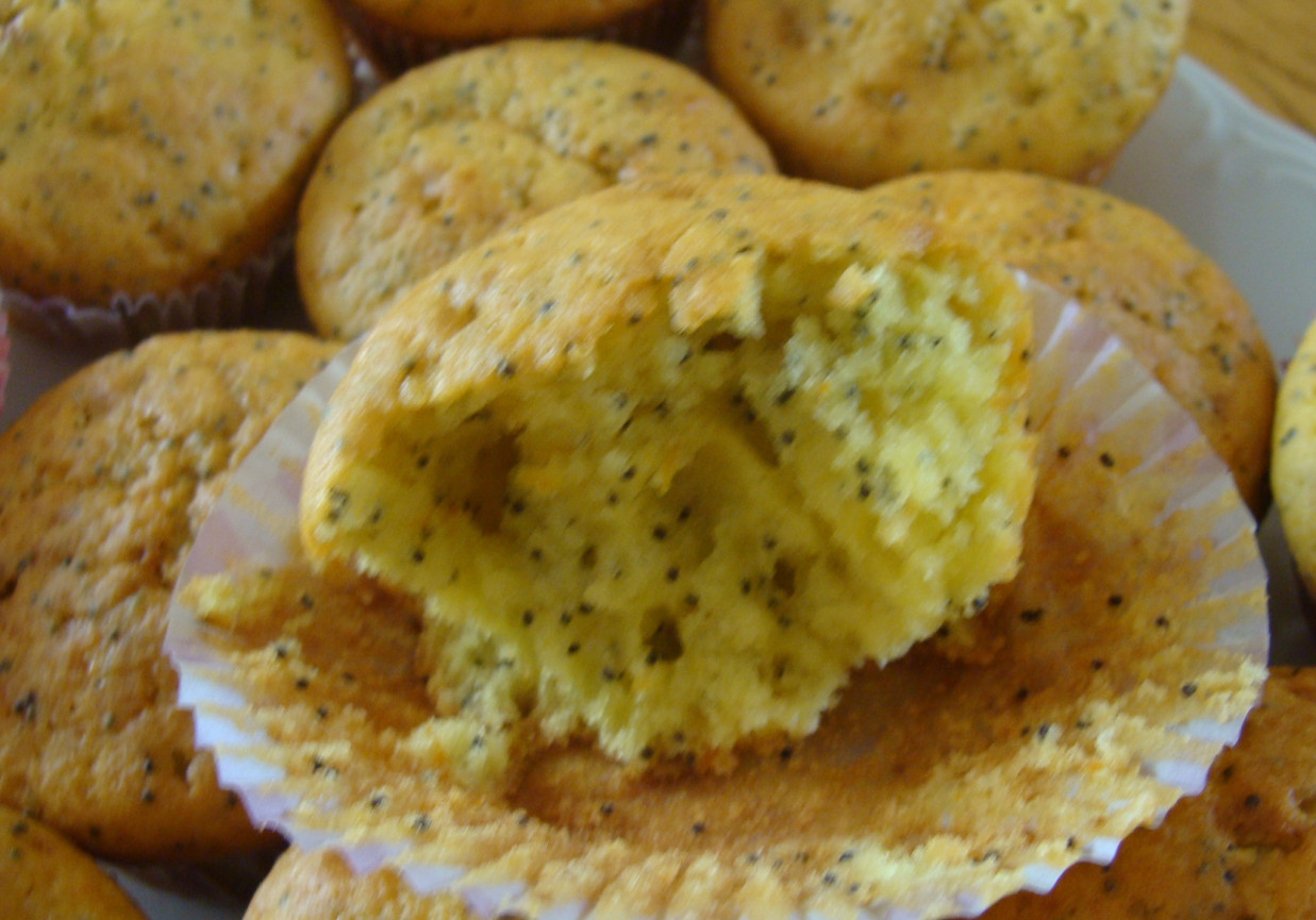 Muffiny pomarańczowe pieguski foto