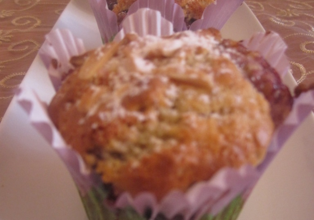 Muffiny w kwiatowych papilotach foto