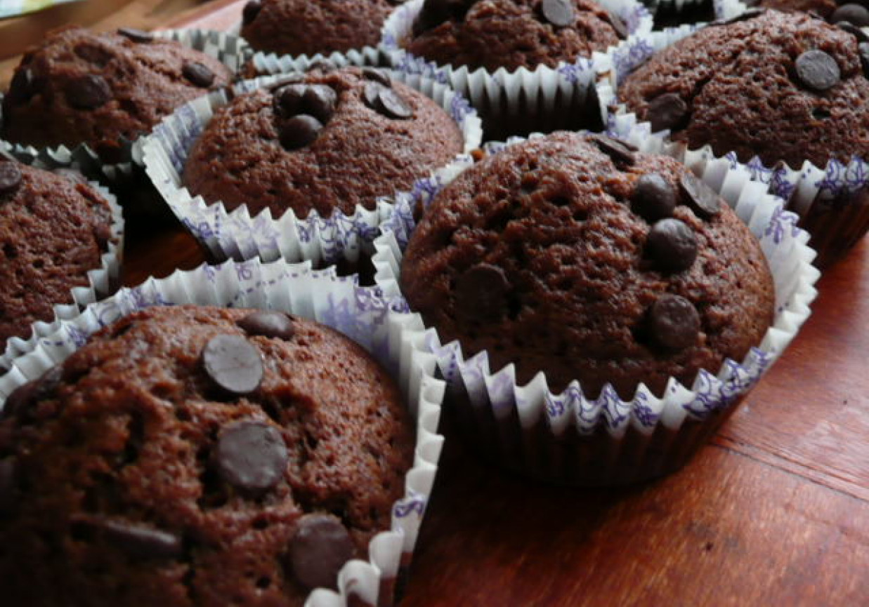 Muffiny z Colą i czekoladą foto