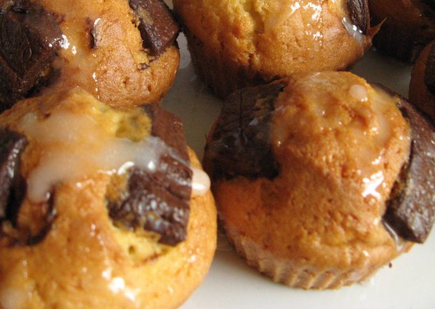 Fotografia przedstawiająca Muffiny z czekoladą