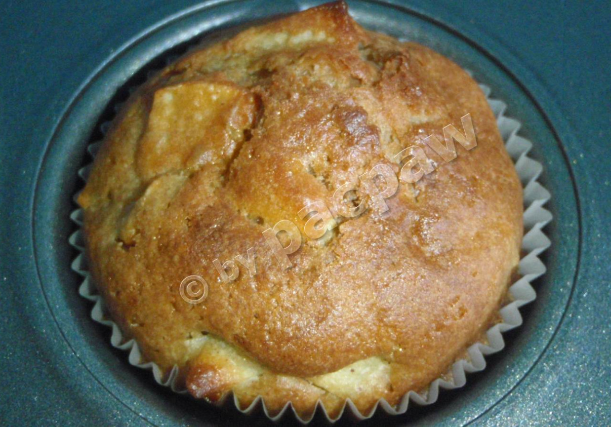 Muffiny z jabłkiem foto