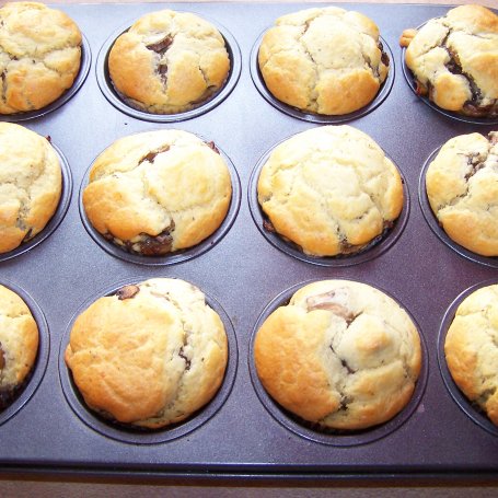Krok 7 - Muffiny z pieczarkami, czyli szybka przekąska na ciepło :) foto