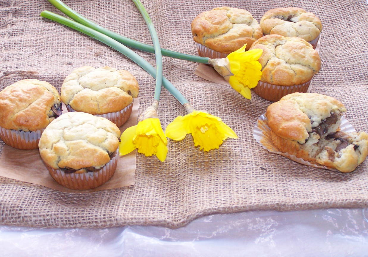 Muffiny z pieczarkami, czyli szybka przekąska na ciepło :) foto