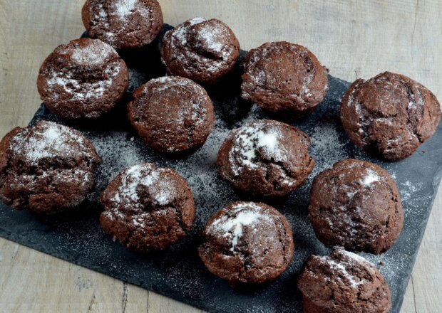 Fotografia przedstawiająca Muffiny z serkiem mascarpone