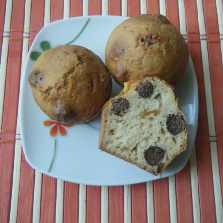 Krok 4 - Muffiny ze skórką pomarańczową i kulkami foto