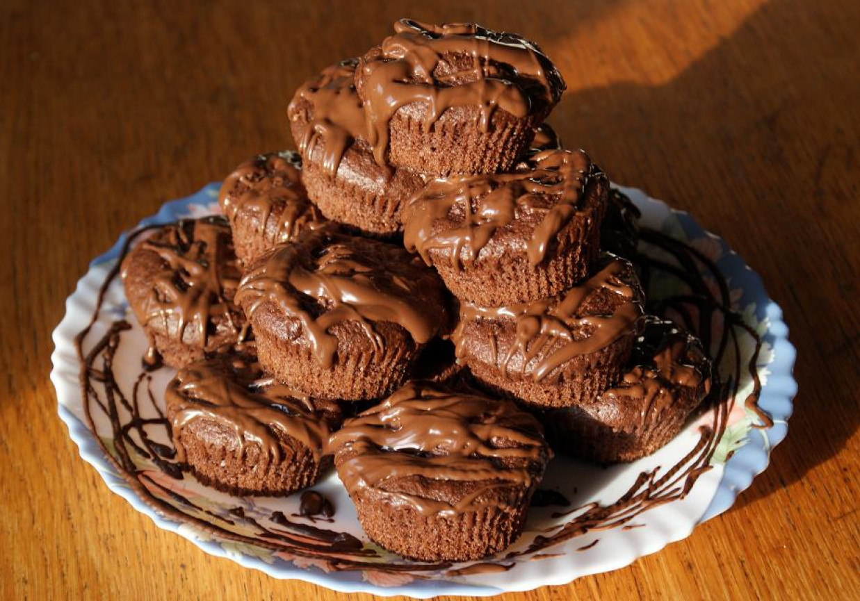 Mufiiny kakaowe z czekoladą foto