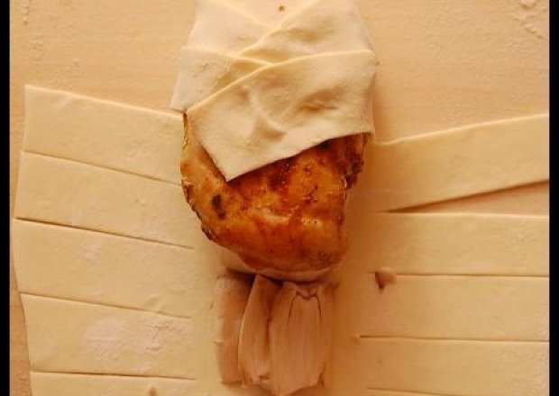 Fotografia przedstawiająca Mumie drobiowe z pieczarkami