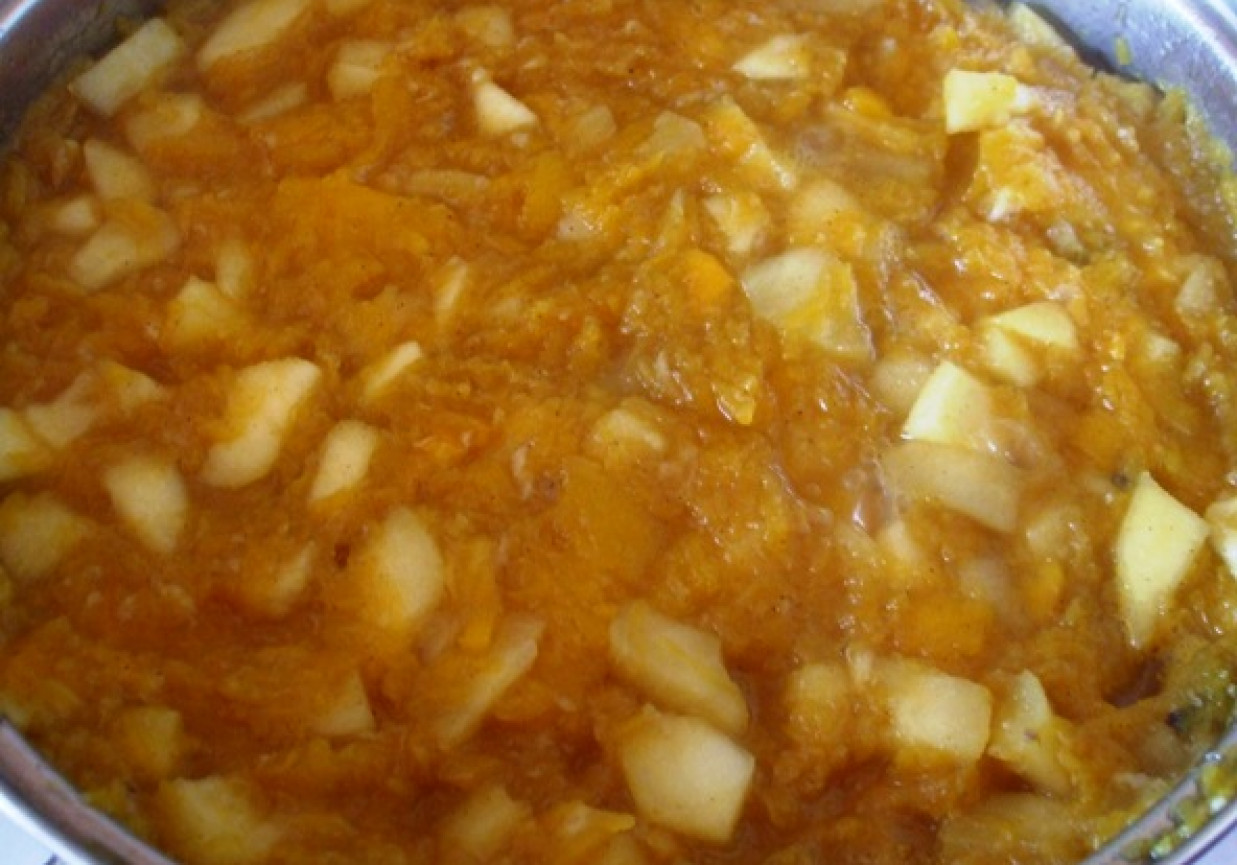 Mus dyniowo-jabłkowy z bananem foto