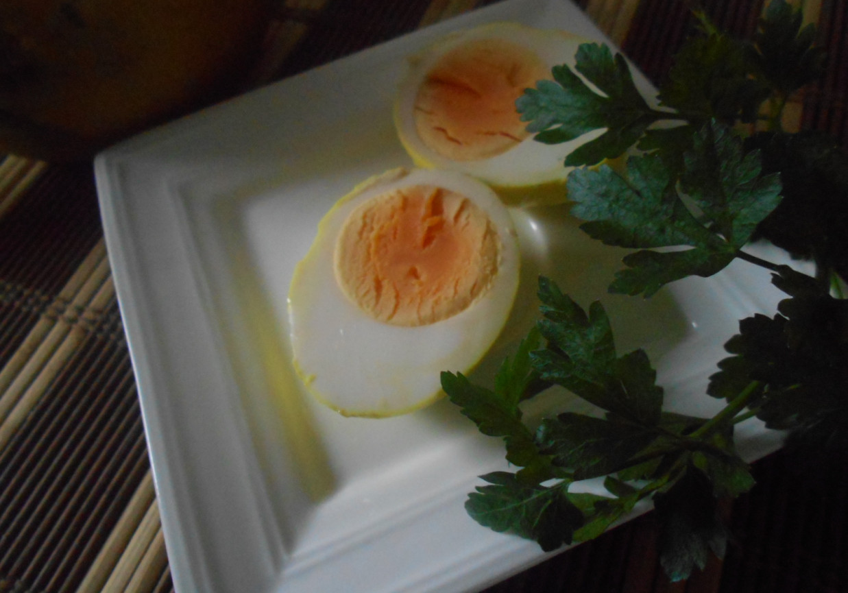 Musztardowe marynowane jajka foto