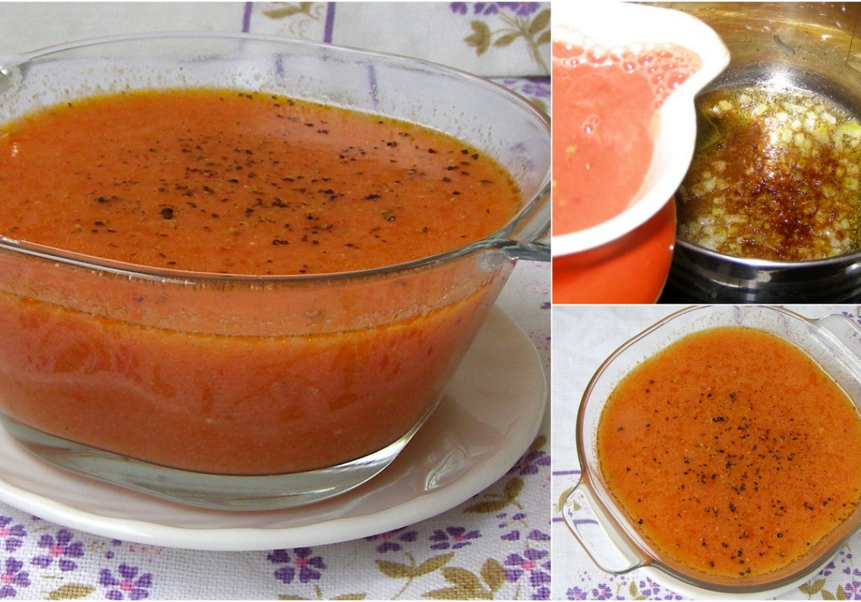 na szybko pomidorowa zupa... foto