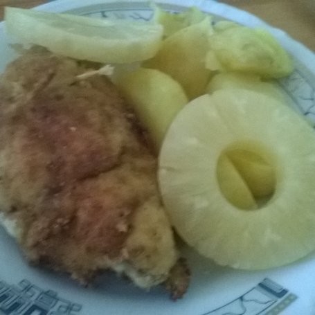 Krok 5 - Nadziane Piesi z kurczaka ananasem i papryką foto