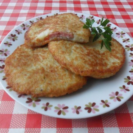 Krok 4 - Nadziewane placki ziemniaczane foto