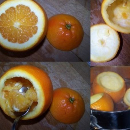 Krok 1 - nadziewane pomarańcze foto