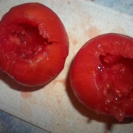 Krok 2 - Nadziewane zapiekane pomidory foto