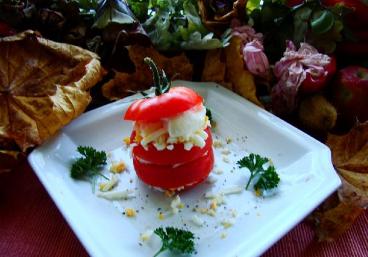 Nadziewany pomidorek foto