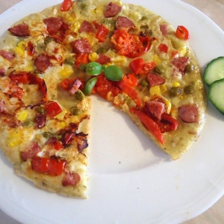 Krok 3 - Naleśnik jak pizza (z patelni) foto