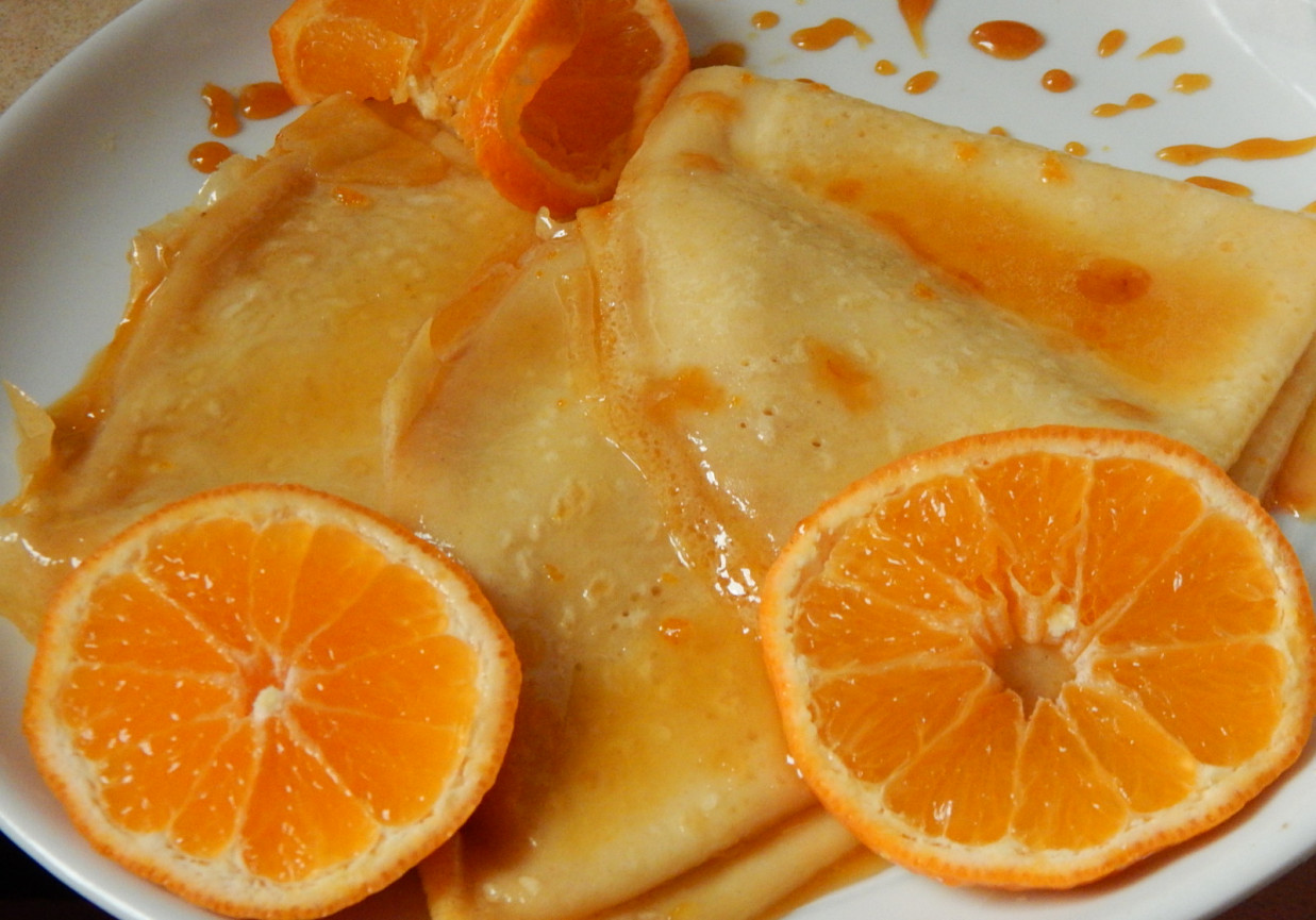 Naleśniki pomarańczowe - Crêpes Suzette  foto