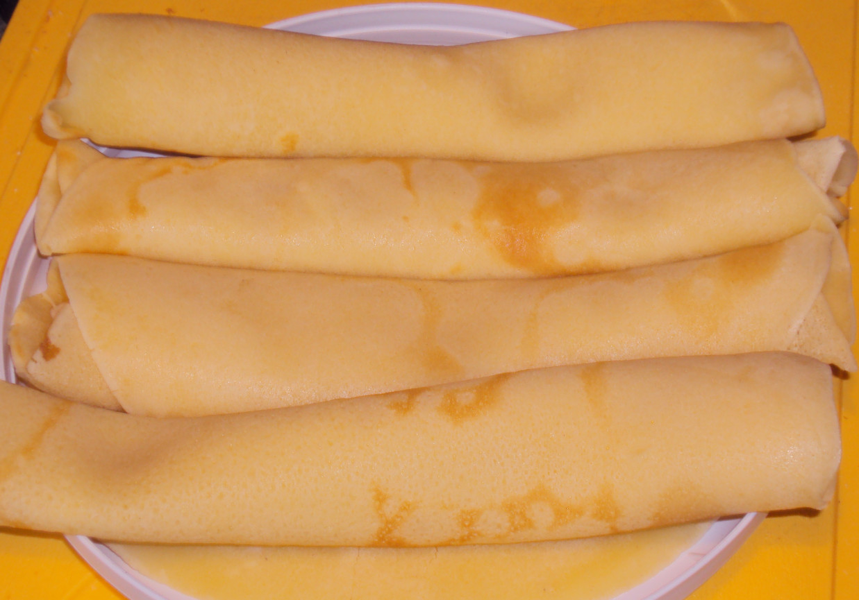 Naleśniki ryżowe z serkiem bananowym foto