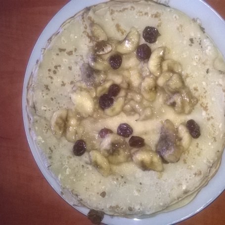 Krok 3 - Naleśniki z bananem foto