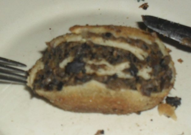 Fotografia przedstawiająca Naleśniki z grzybami