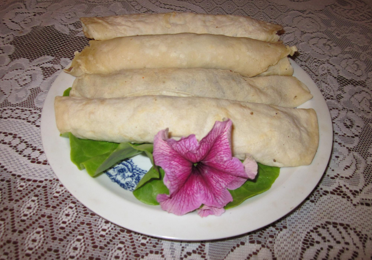 Naleśniki z kaszanką foto