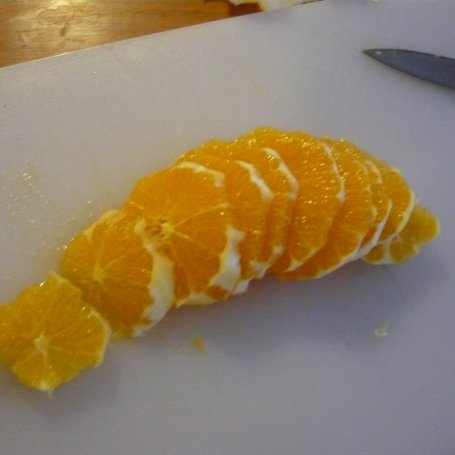 Krok 2 - Naleśniki z pomarańczowe z serem foto