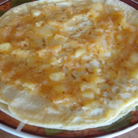 Krok 3 - Naleśniki z prażonymi jabłkami foto