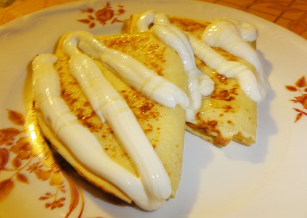 Fotografia przedstawiająca Naleśniki z serem białym