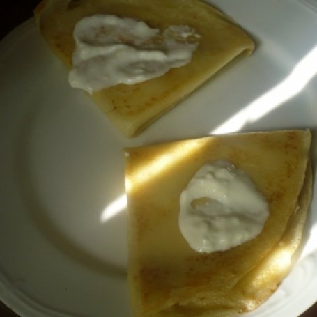 Krok 4 - Nalesniki z serem  z nutą cynamonu foto