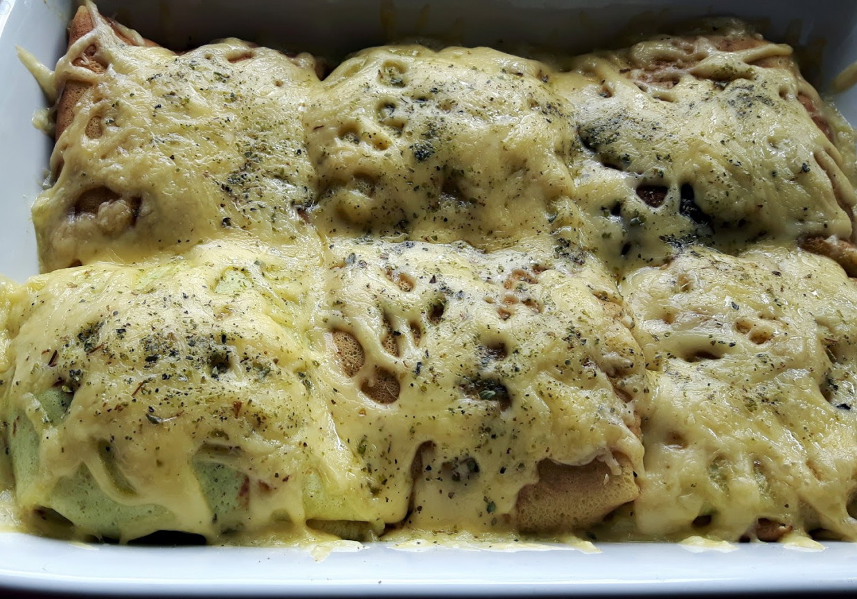 Naleśniki zapiekane z serem foto