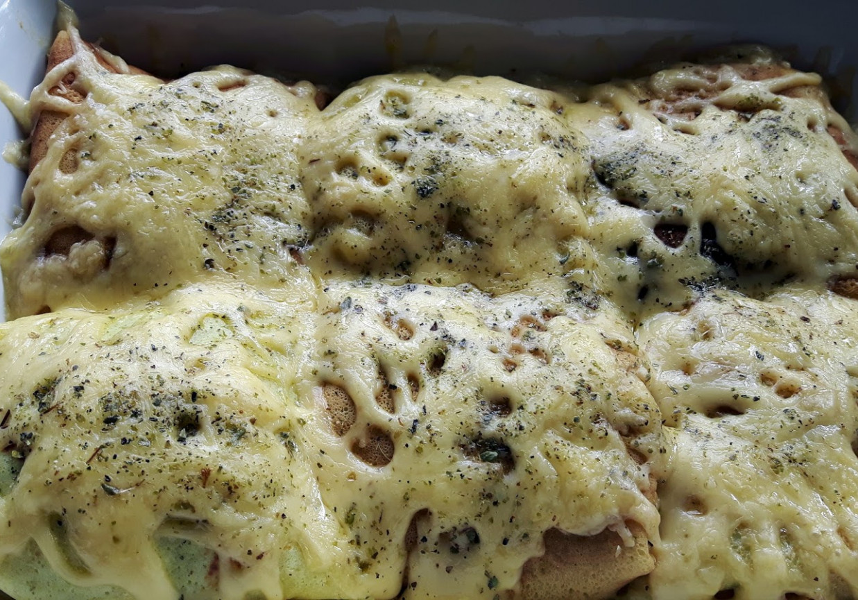 Naleśniki zapiekane z serem foto