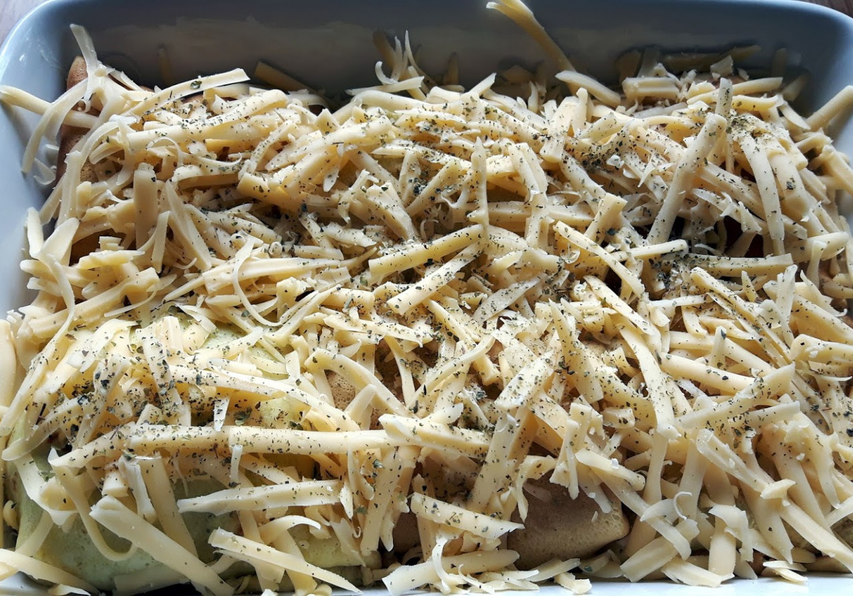 Naleśniki zapiekane z serem foto