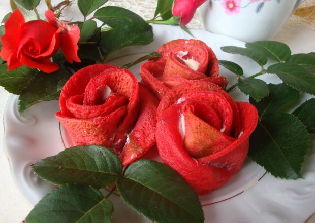 Fotografia przedstawiająca Naleśnikowe róże