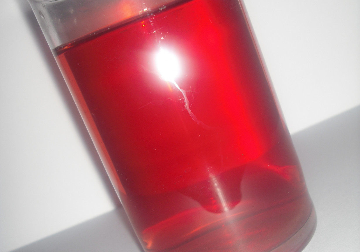 Nalewka herbaciana z nutą malinową foto