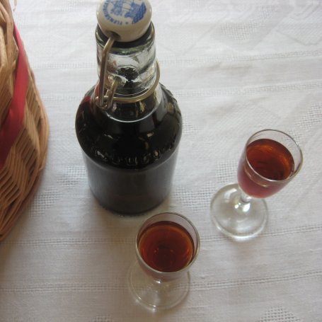 Krok 4 - Nalewka ze śliwek węgierek z korzenną nutą foto