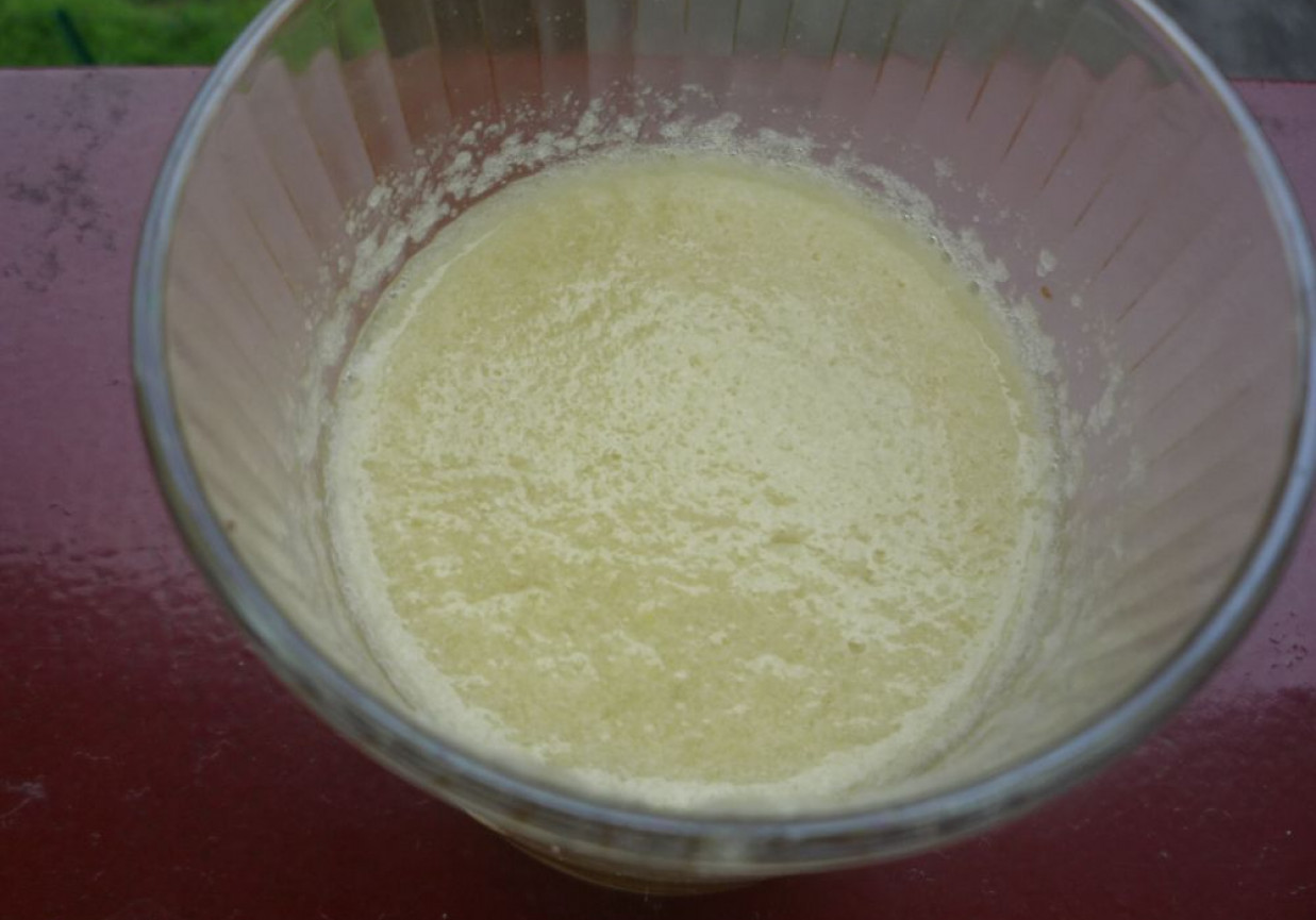 Napój z rabarbaru foto