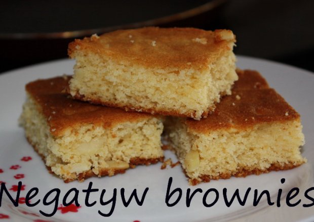 Fotografia przedstawiająca Negatyw brownies