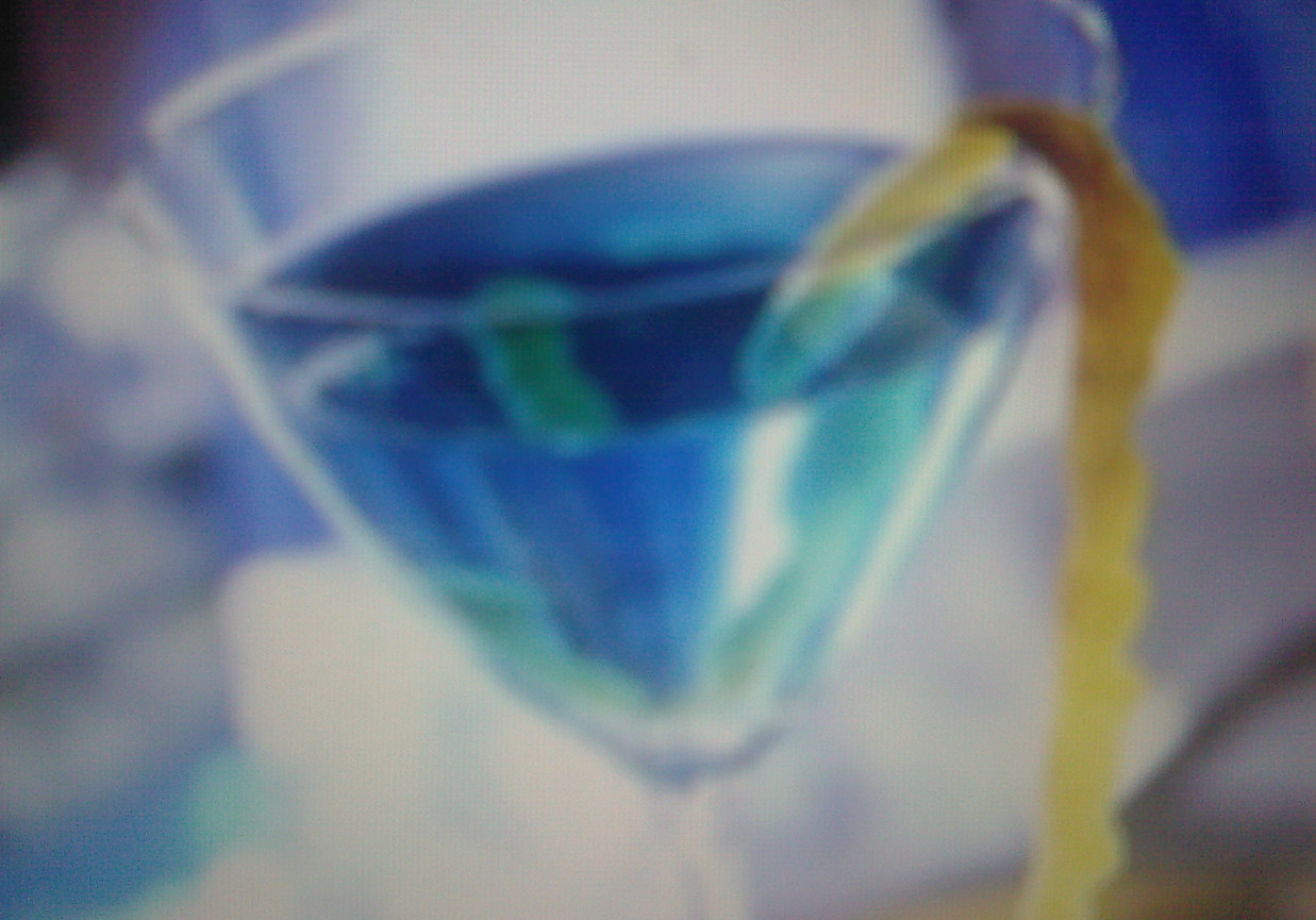 Niebieski drink foto