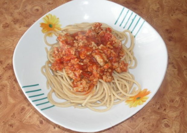 Fotografia przedstawiająca Nietuczące spaghetti ;)