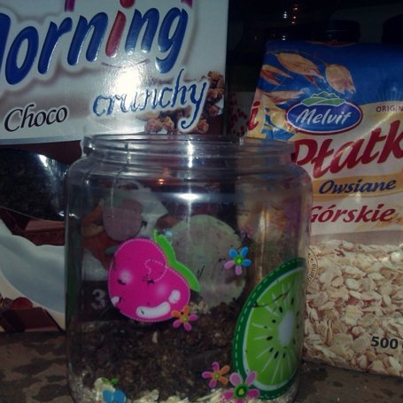 Krok 1 - Nocna owsianka z choco crunchy foto