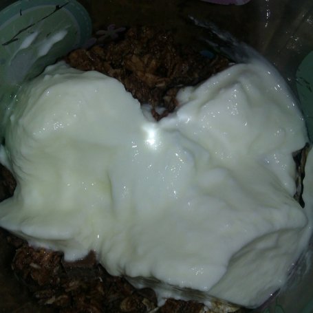 Krok 2 - Nocna owsianka z choco crunchy foto