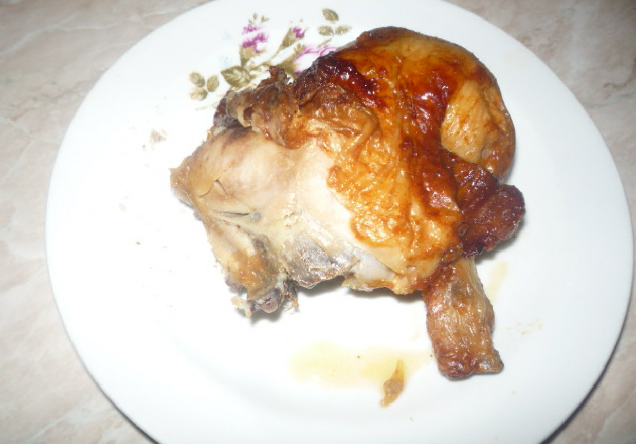 noga  kurczaka z piekarnika foto