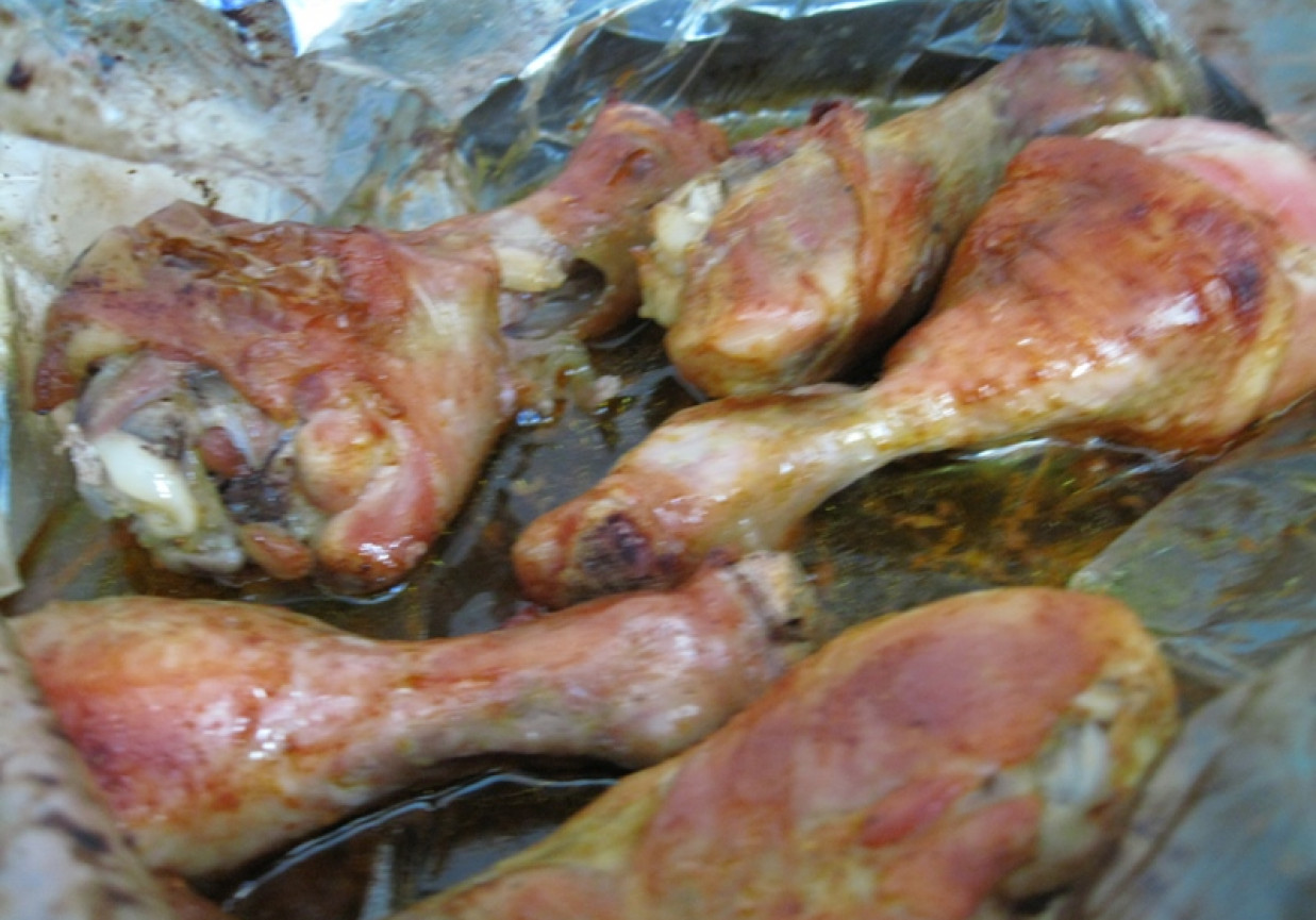 Nóżki w miodzie z piwem karmelowym foto