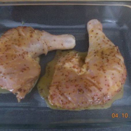 Krok 2 - Nóżki z kurczaka w słodkim musztardowym sosie foto