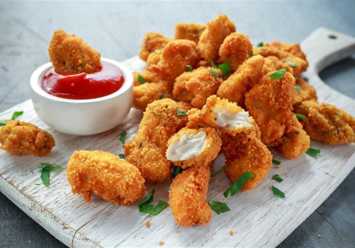 Nuggetsy chrupiące z piekarnika (air fryera) foto